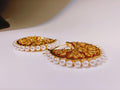 Gold-Plated Citrus Slice Statement Hoop Earrings